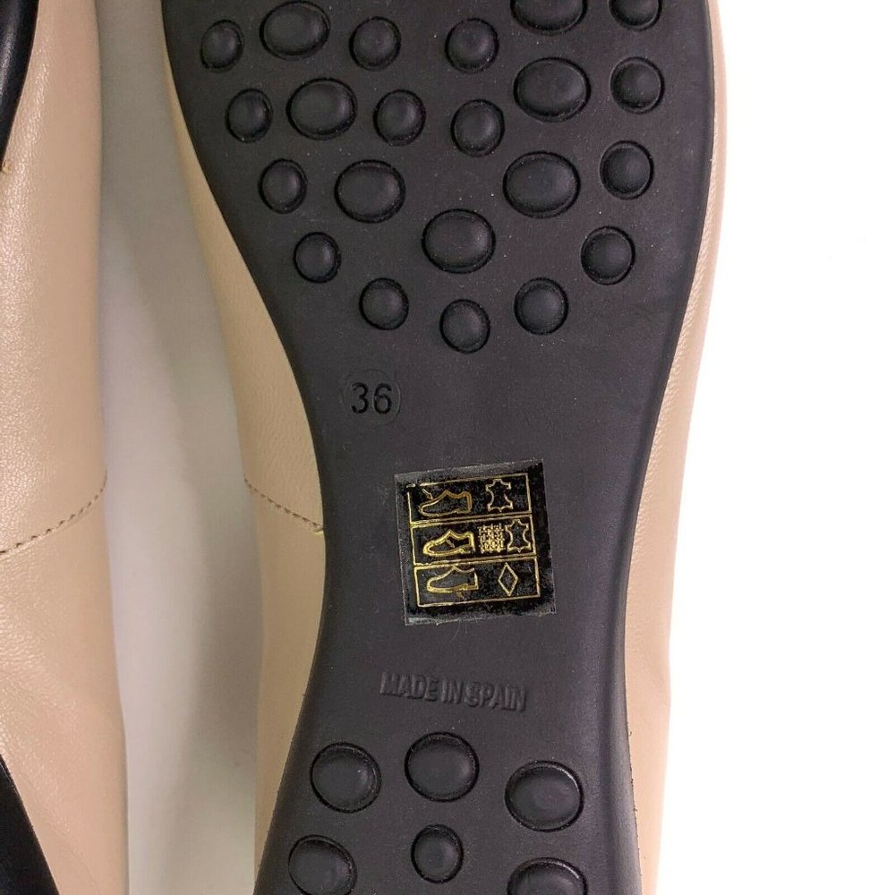 Bailarina by SKA Ballet Flats Driving Shoes Tan Be - Picture 10 of 11